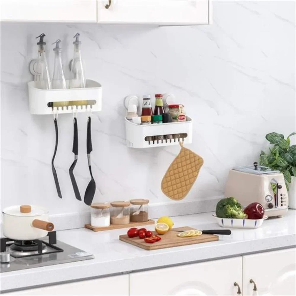 Shower Caddy Suction Cup Shower Shelf Suction Shower Basket Removable Powerful